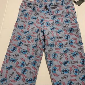 Stitch Sweatpants / pajamas xl xtra large blue and gray New